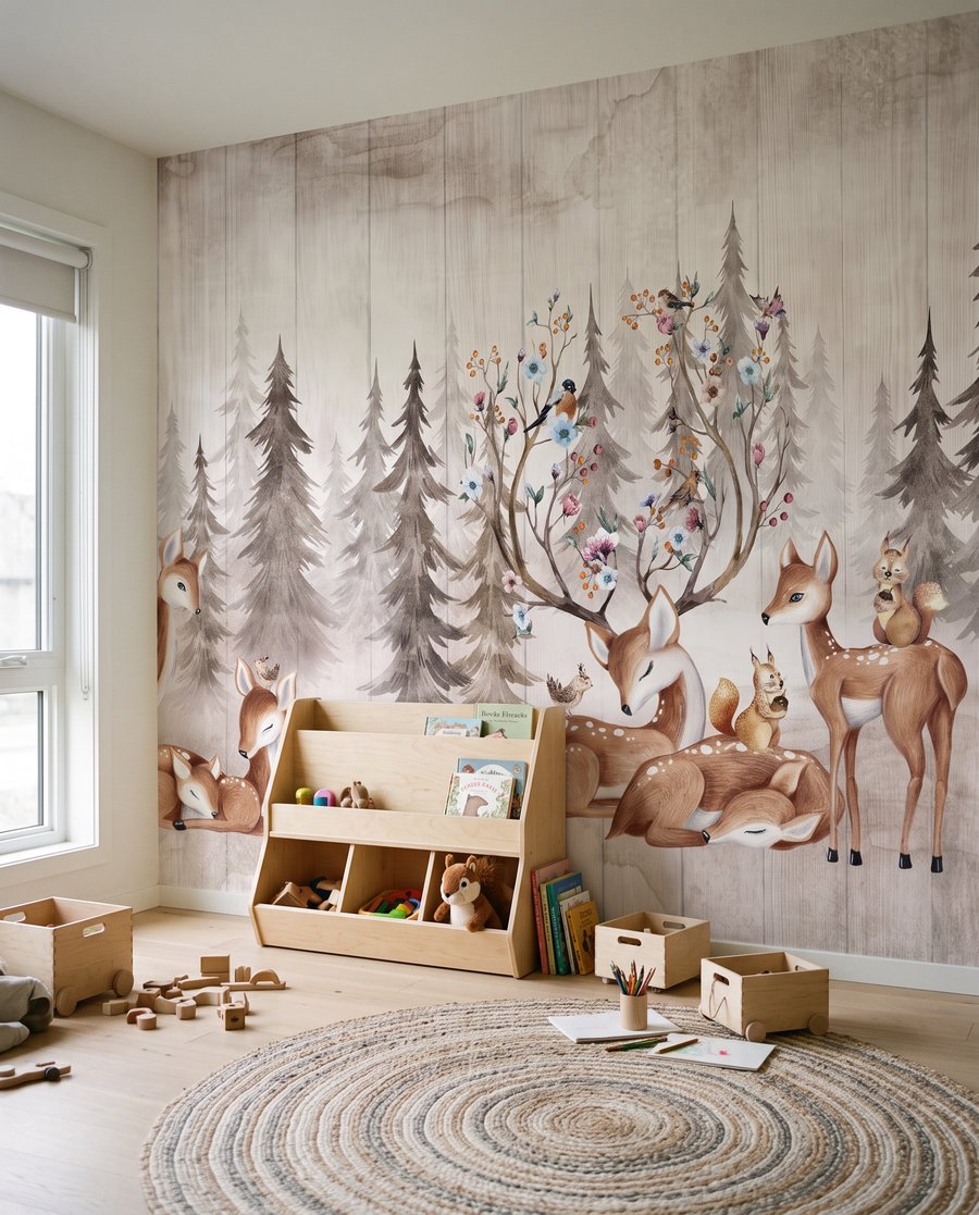 Cervi attorno all’albero — ambiente 3