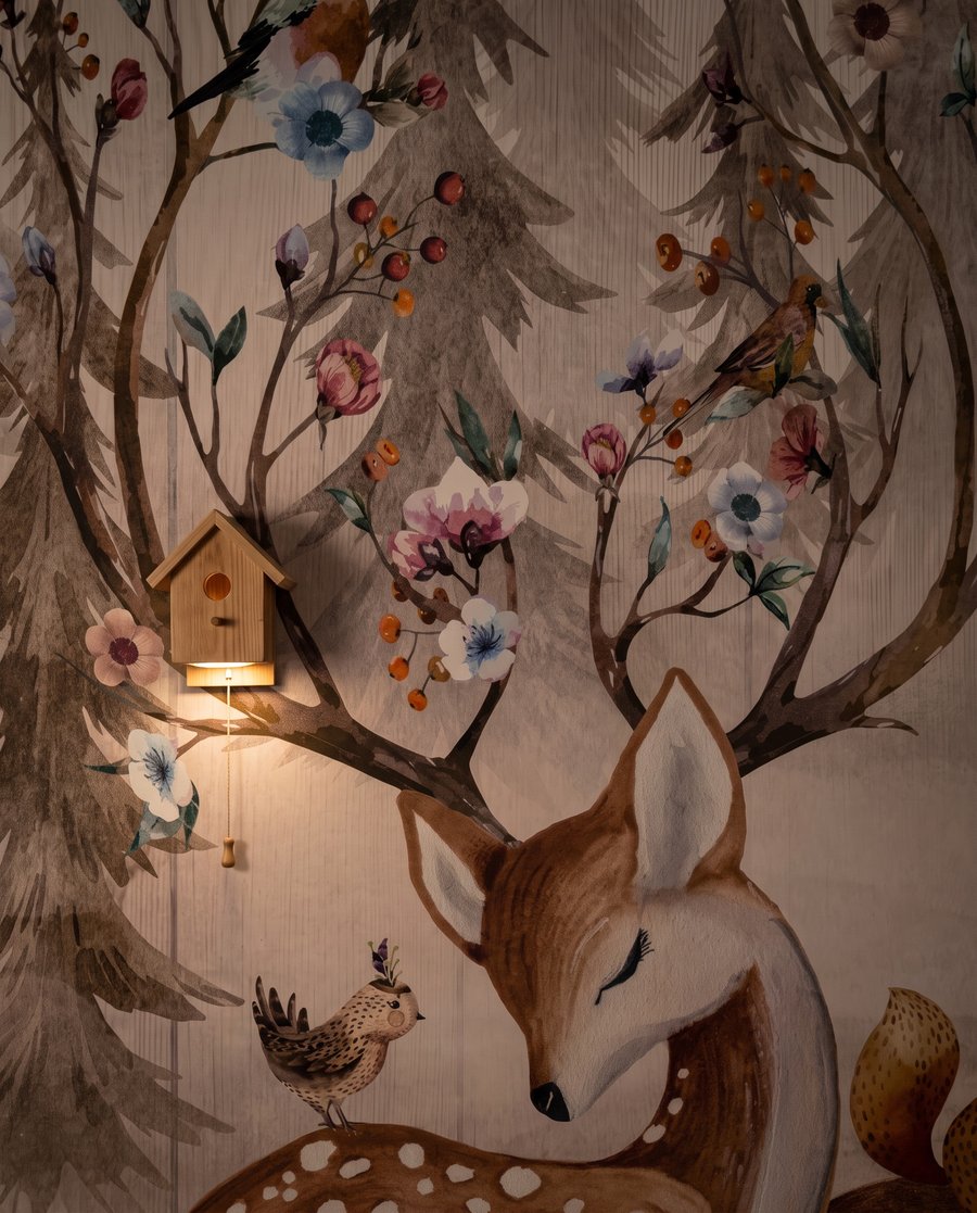 Cervi attorno all’albero — ambiente 4