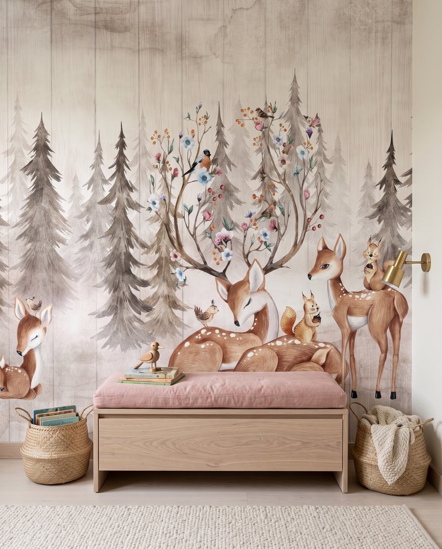 Cervi attorno all’albero — ambiente 5