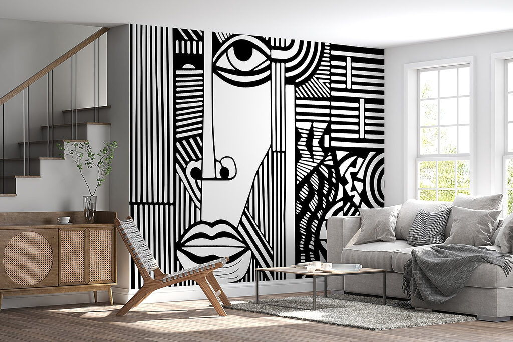 Volto tra linee — ambiente 3