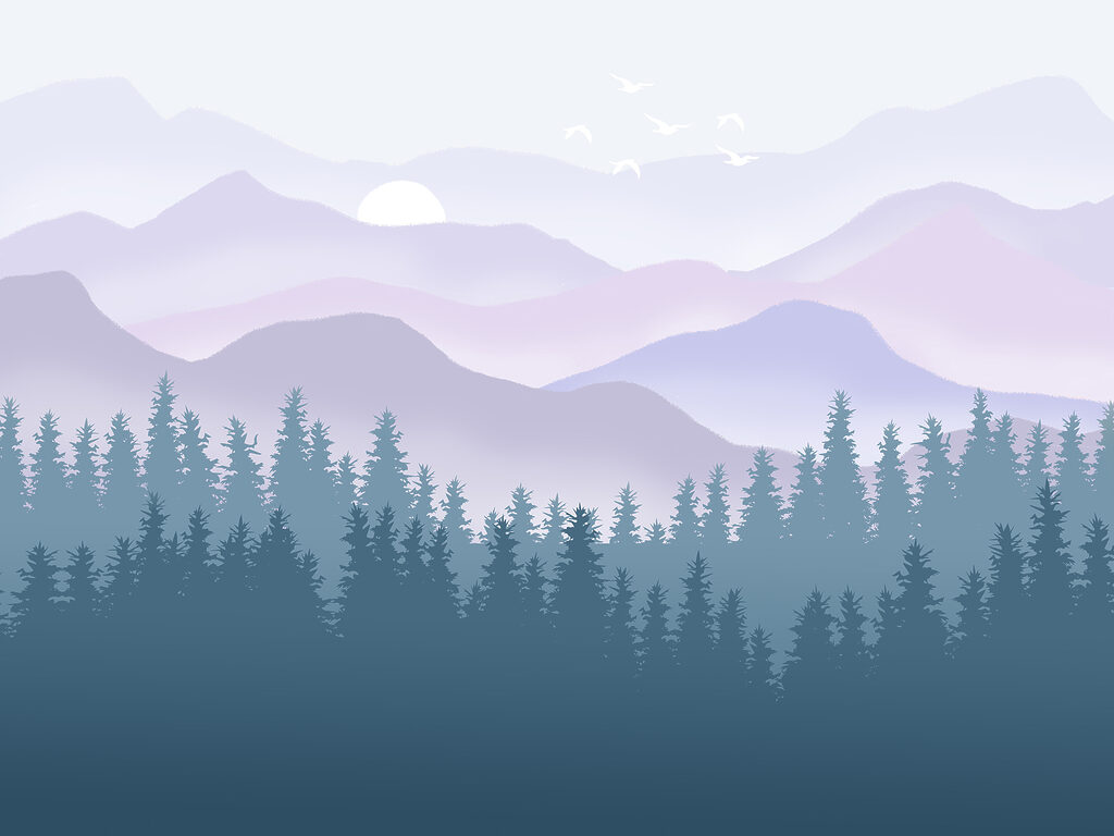 Monti sopra i pini — design completo