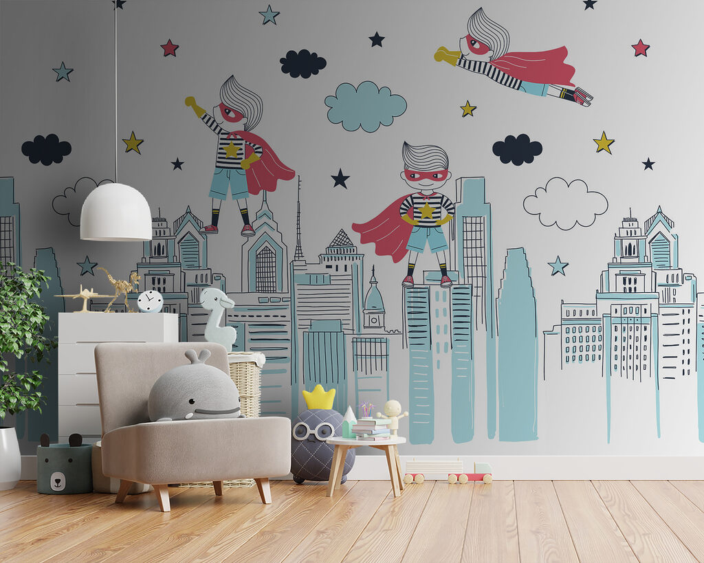 Supereroi sopra la città — ambiente 1