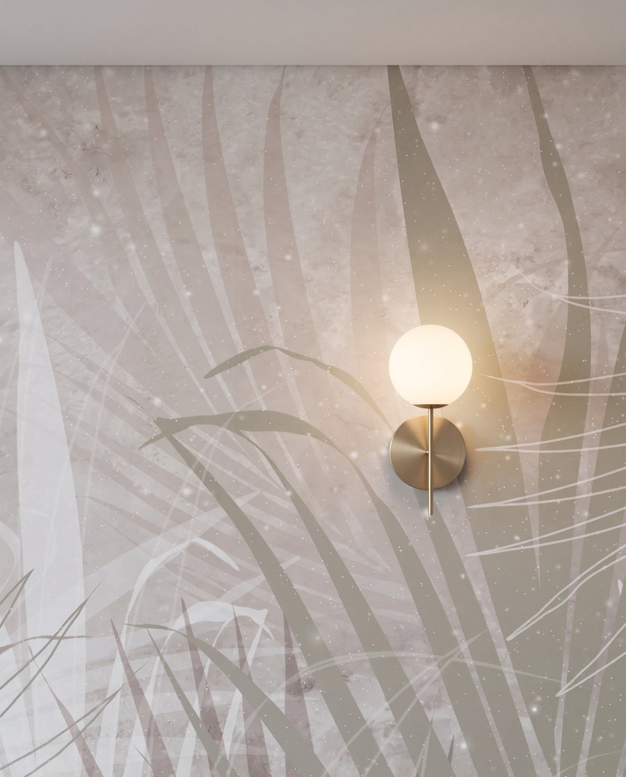 Palme con ombre lunghe — dettaglio