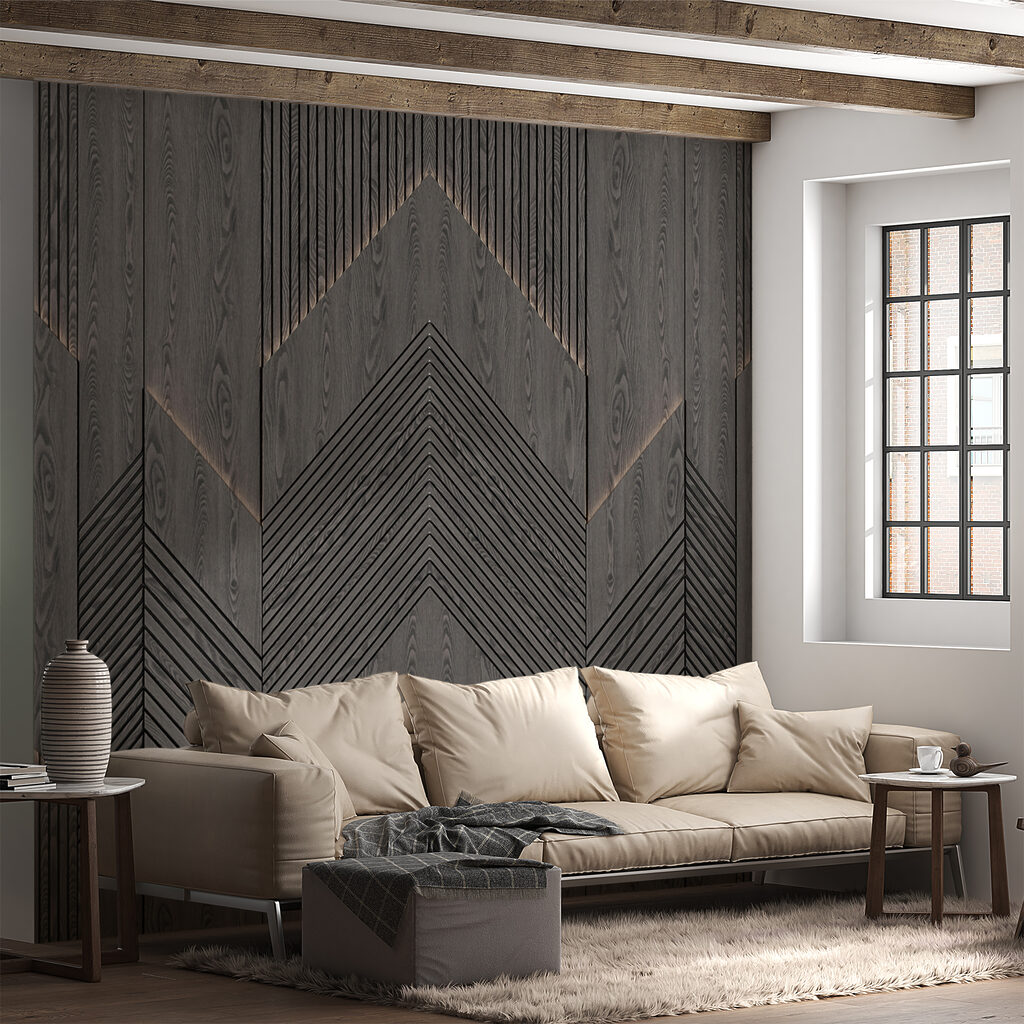 Zigzag di linee scure — ambiente 3