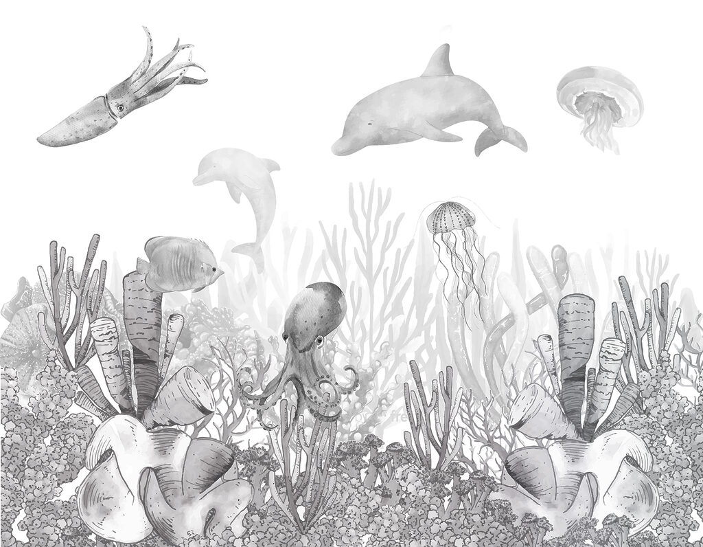 Amici sott’acqua — design completo