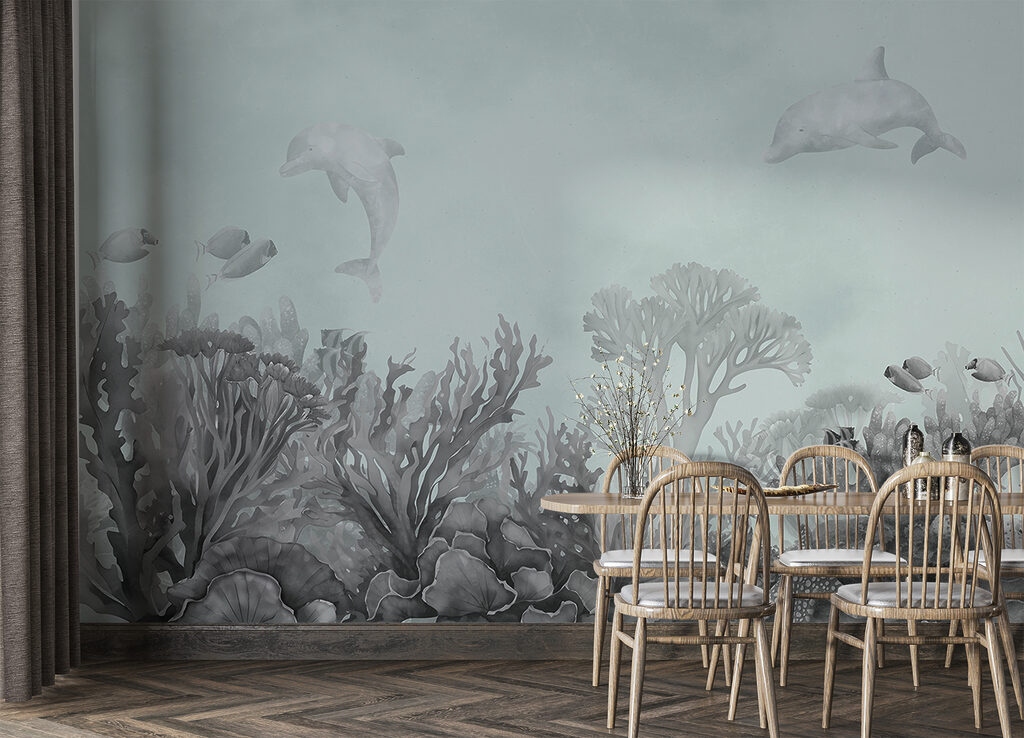 Delfini sopra i coralli — ambiente 4