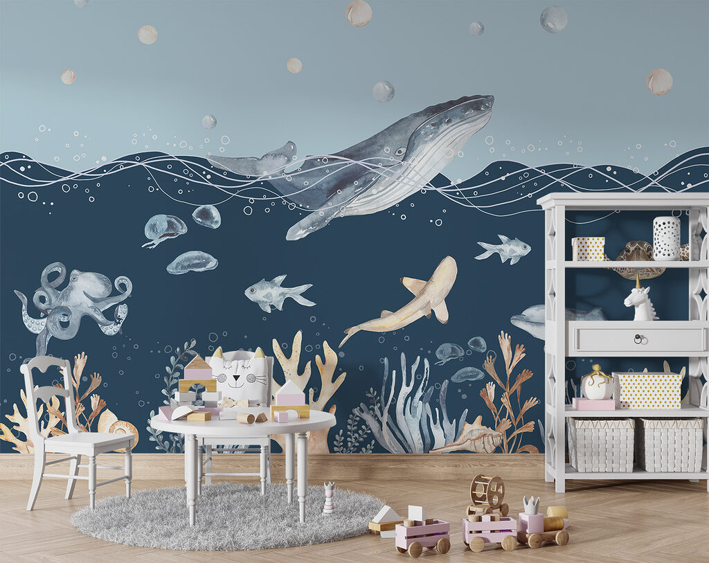 Balena sopra i coralli — ambiente 3