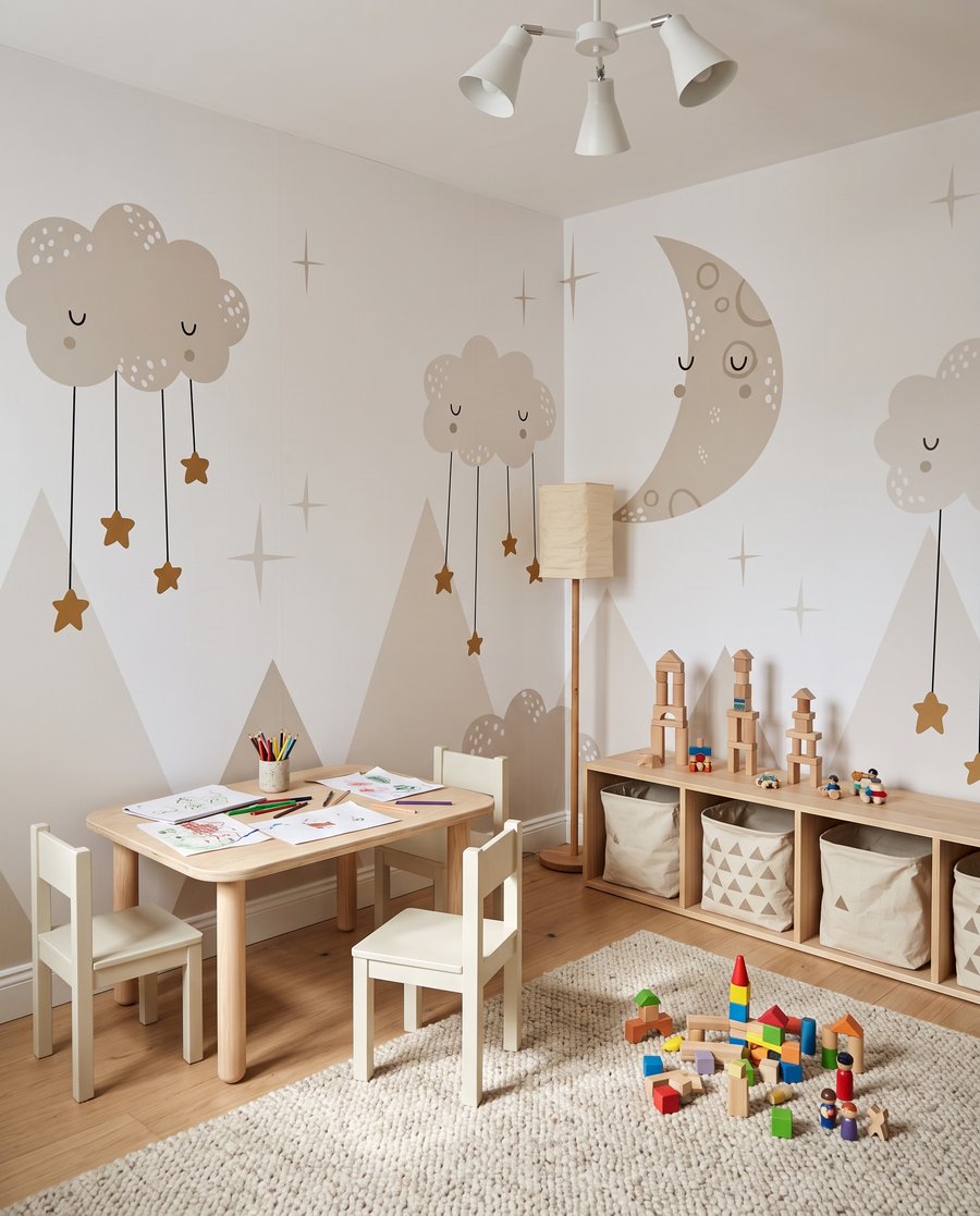 Luna sopra monti chiari — ambiente 4