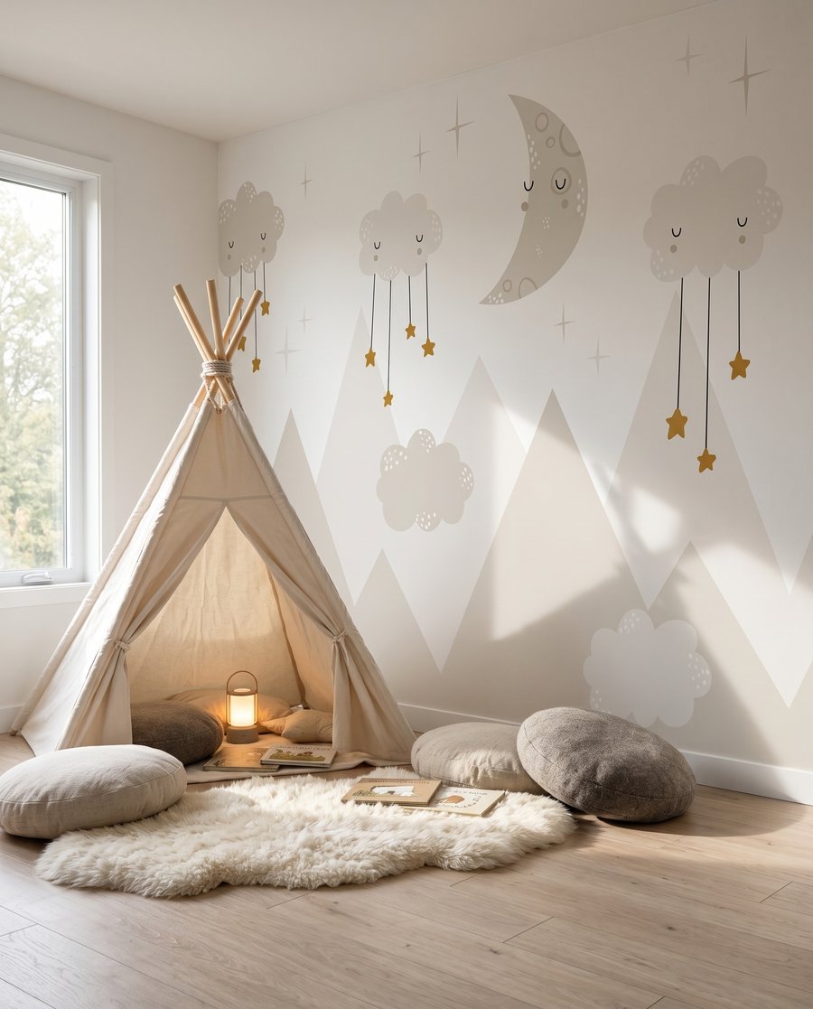 Luna sopra monti chiari — ambiente 5