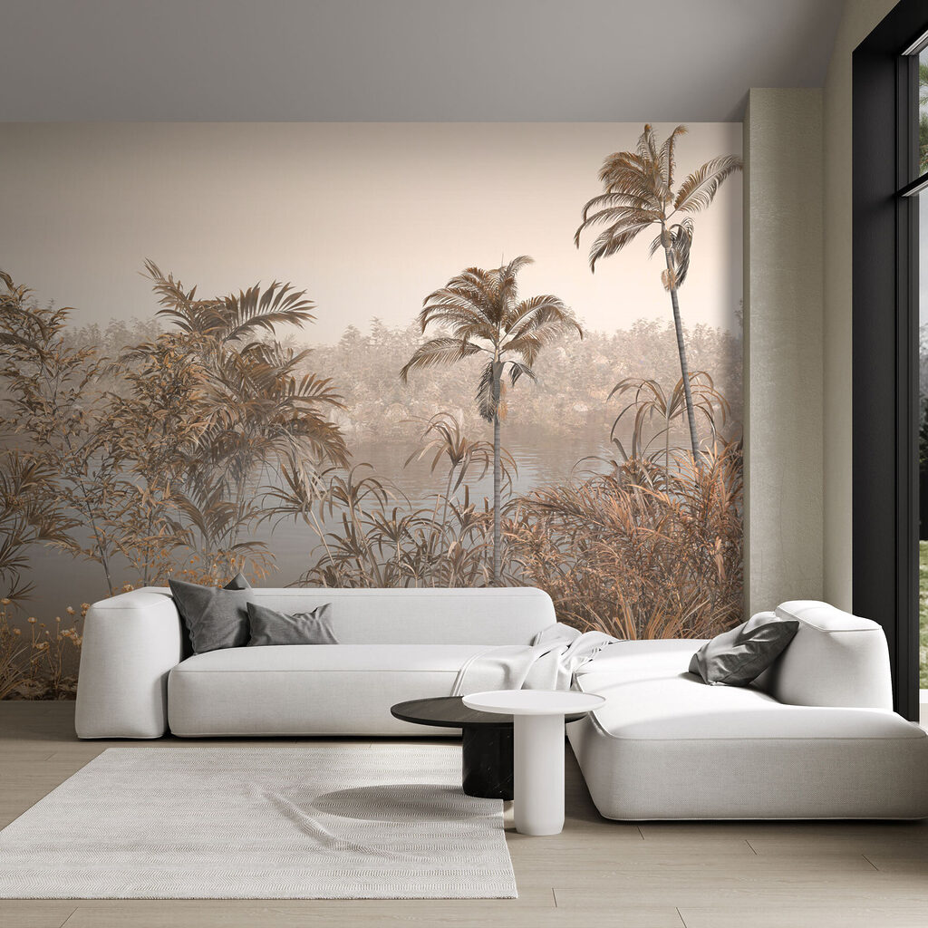 Palme nella nebbia calda — ambiente 5