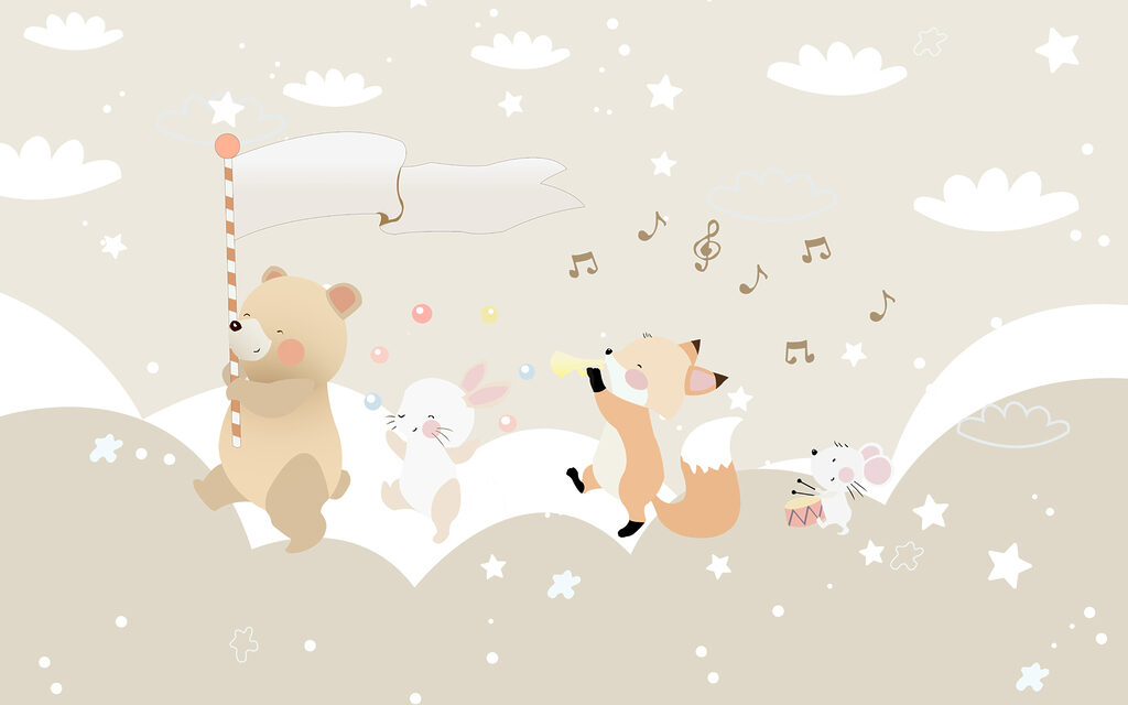 Musicisti tra le nuvole — design completo