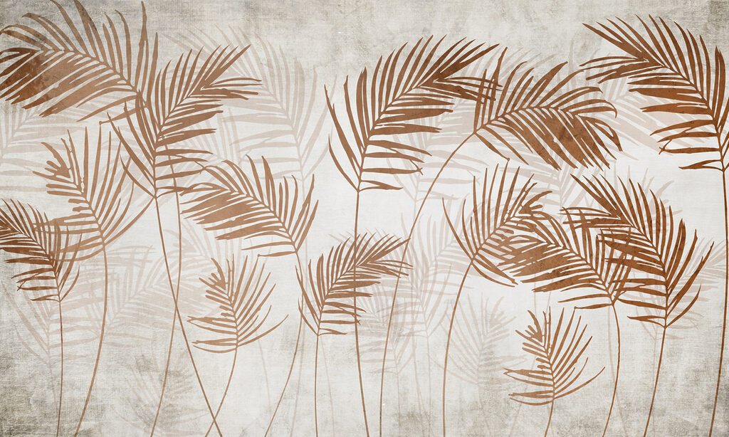 Foglie di palma ramate — design completo