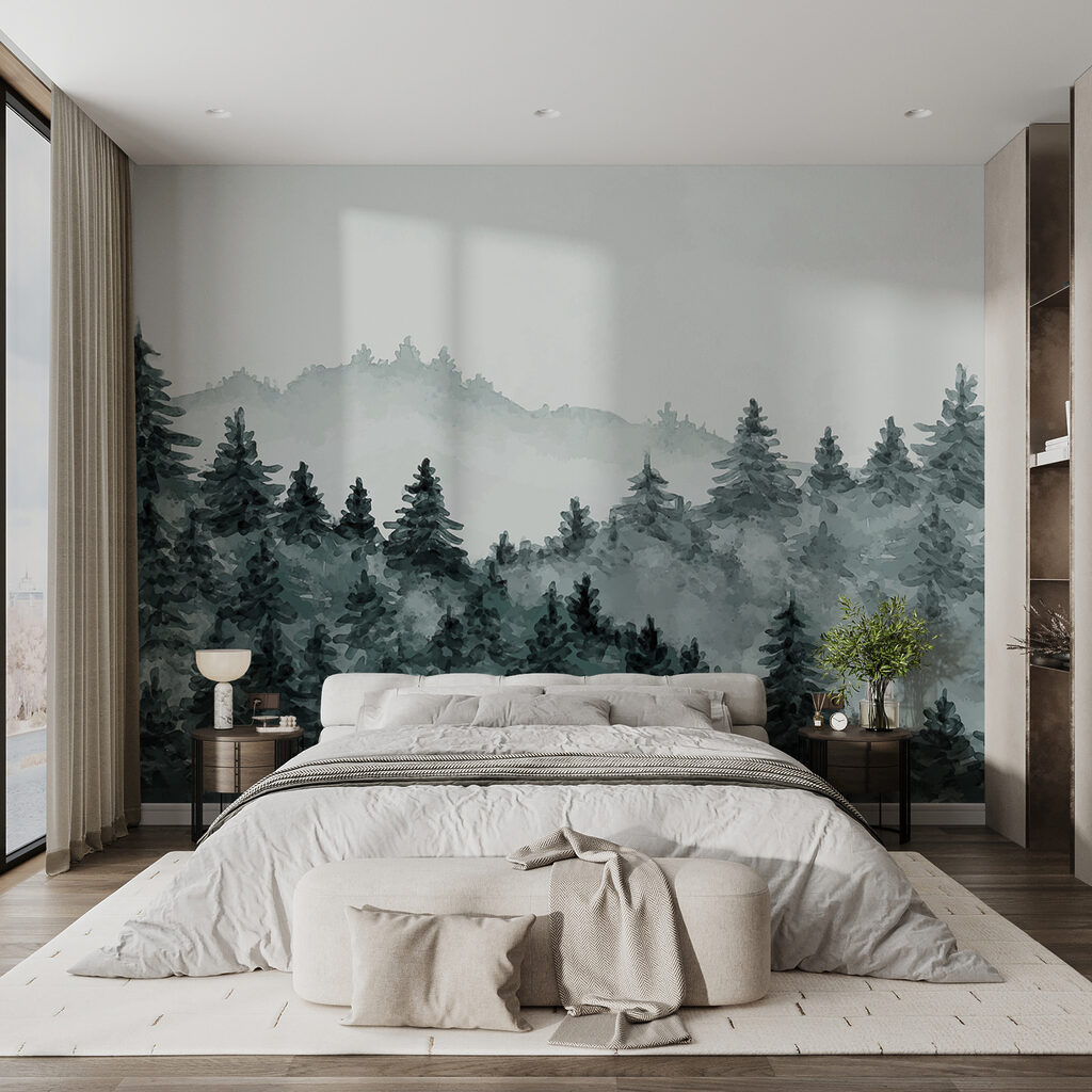 Pini nella foschia — ambiente 5