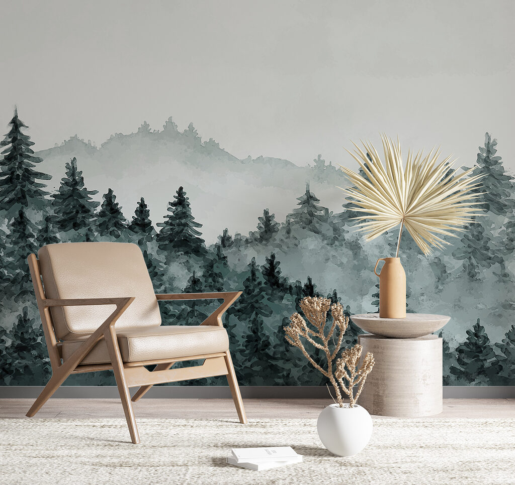 Pini nella foschia — ambiente 2