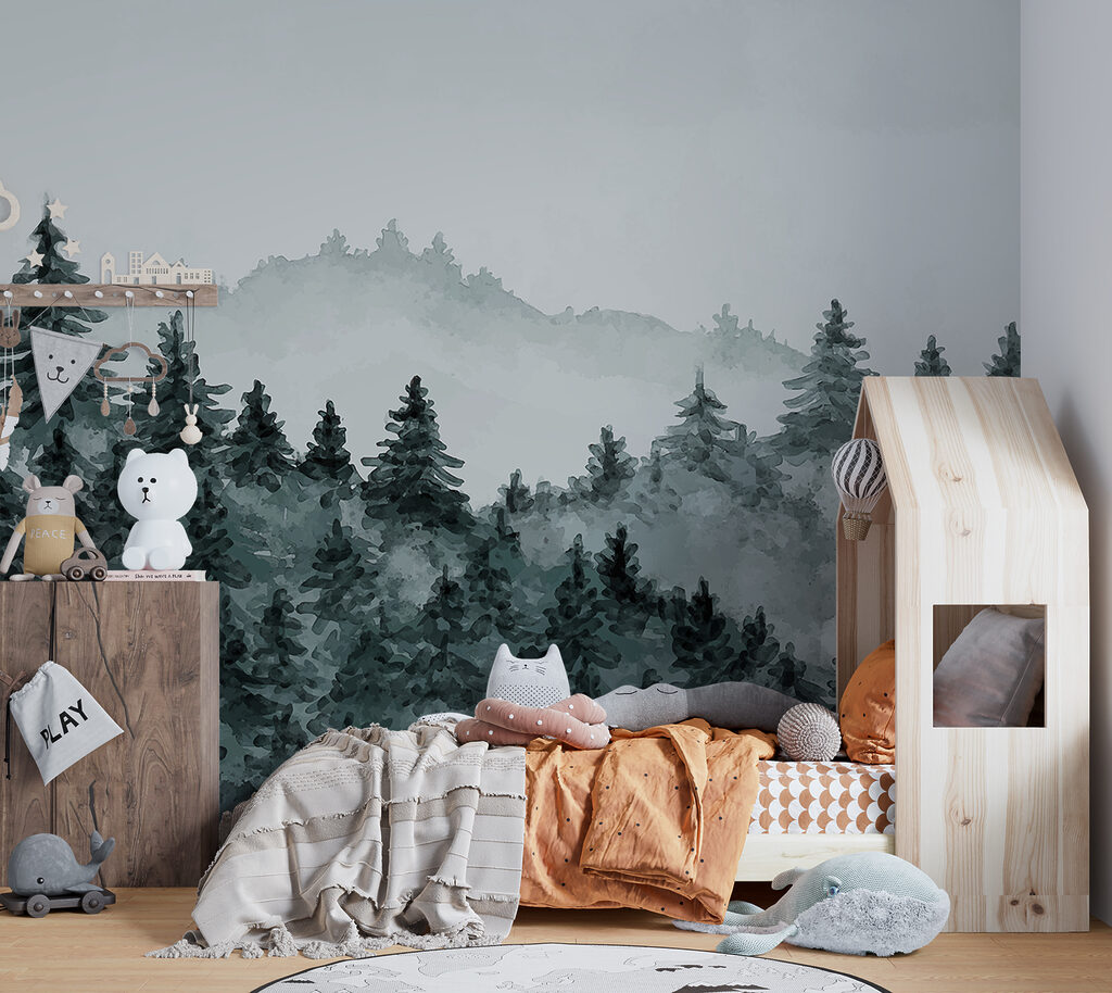 Pini nella foschia — ambiente 4