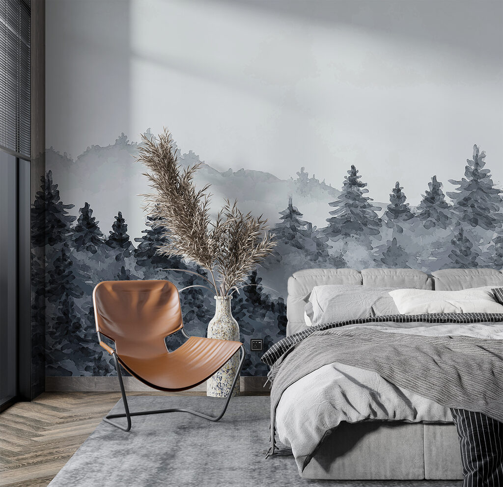 Pini nella foschia — ambiente 2