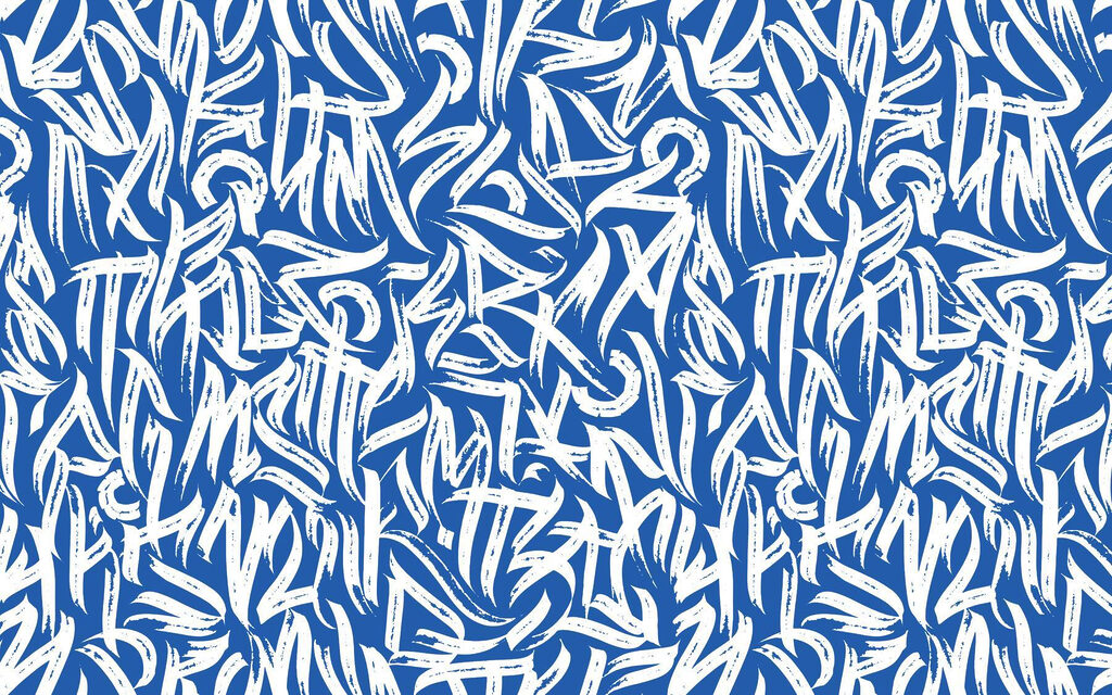 Segni di graffiti — design completo