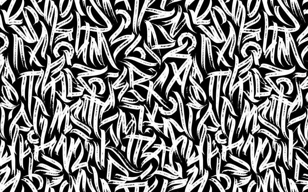 Segni di graffiti — design completo