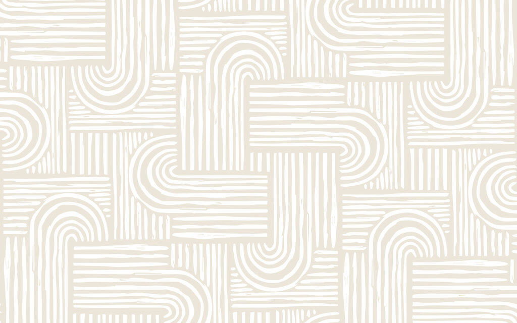 Meandri di linee sottili — design completo
