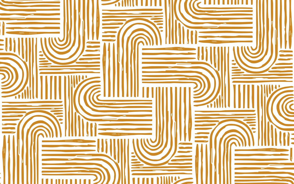 Meandri di linee sottili — design completo