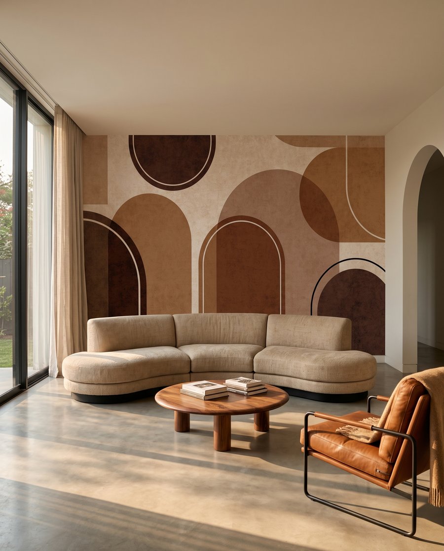 Forme rotonde con contorni — ambiente 3