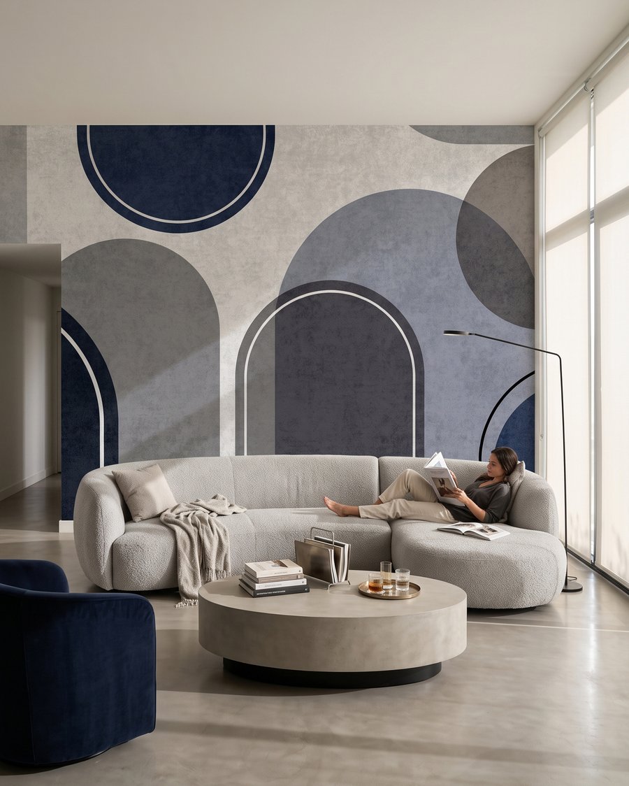 Forme rotonde con contorni — ambiente 1