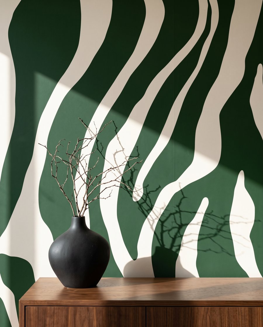 Zebra in ocra calda — dettaglio