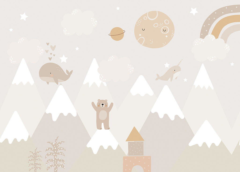 Balene tra le montagne — design completo