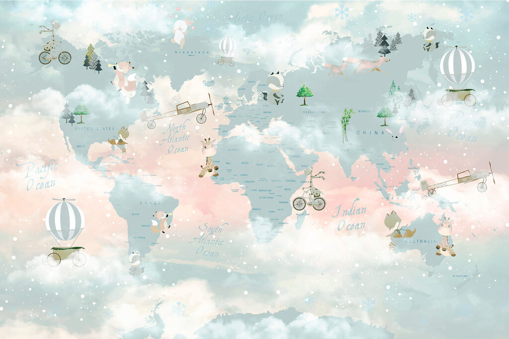 Mappa tra le nuvole — design completo