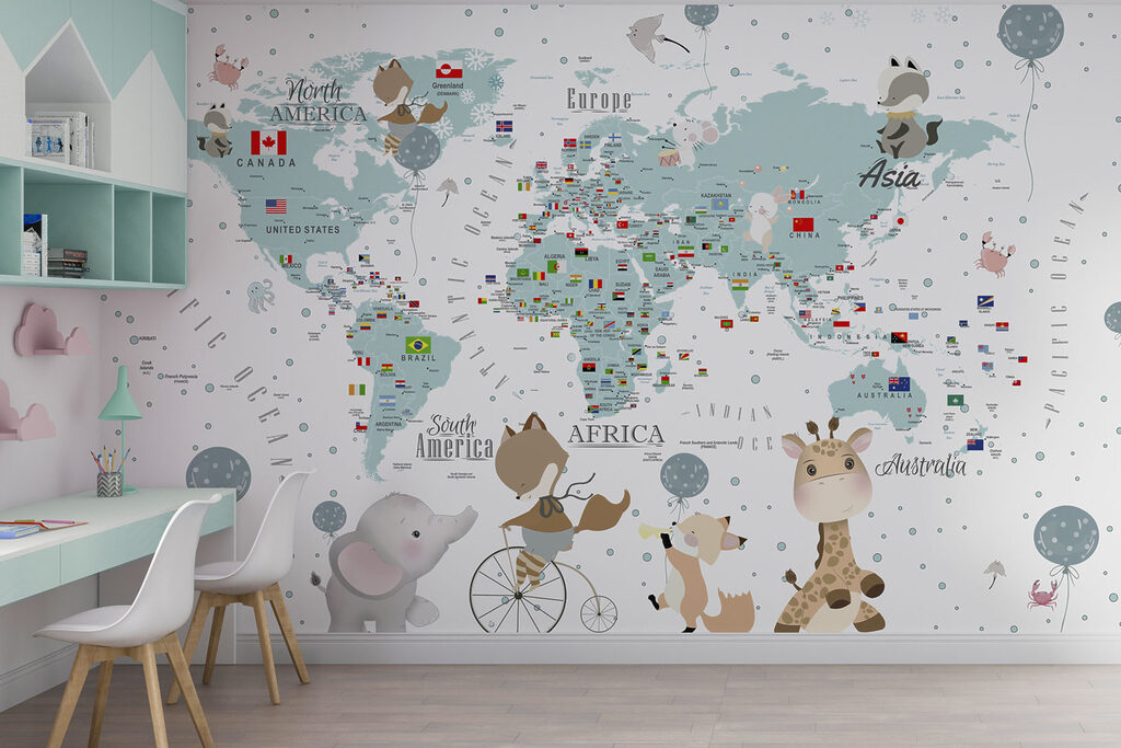 Mappa con amici animali — ambiente 2