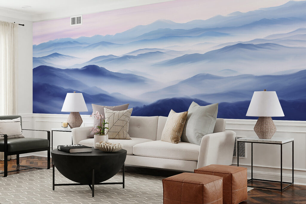 Creste blu all’alba — ambiente 3