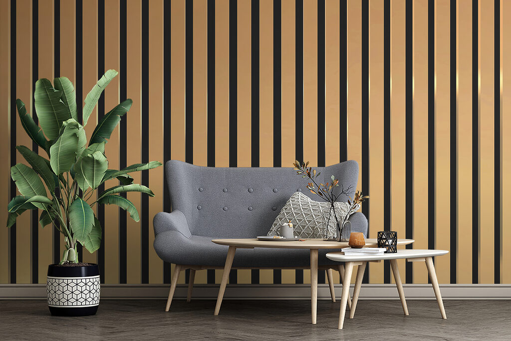 Strisce verticali sottili — ambiente 3