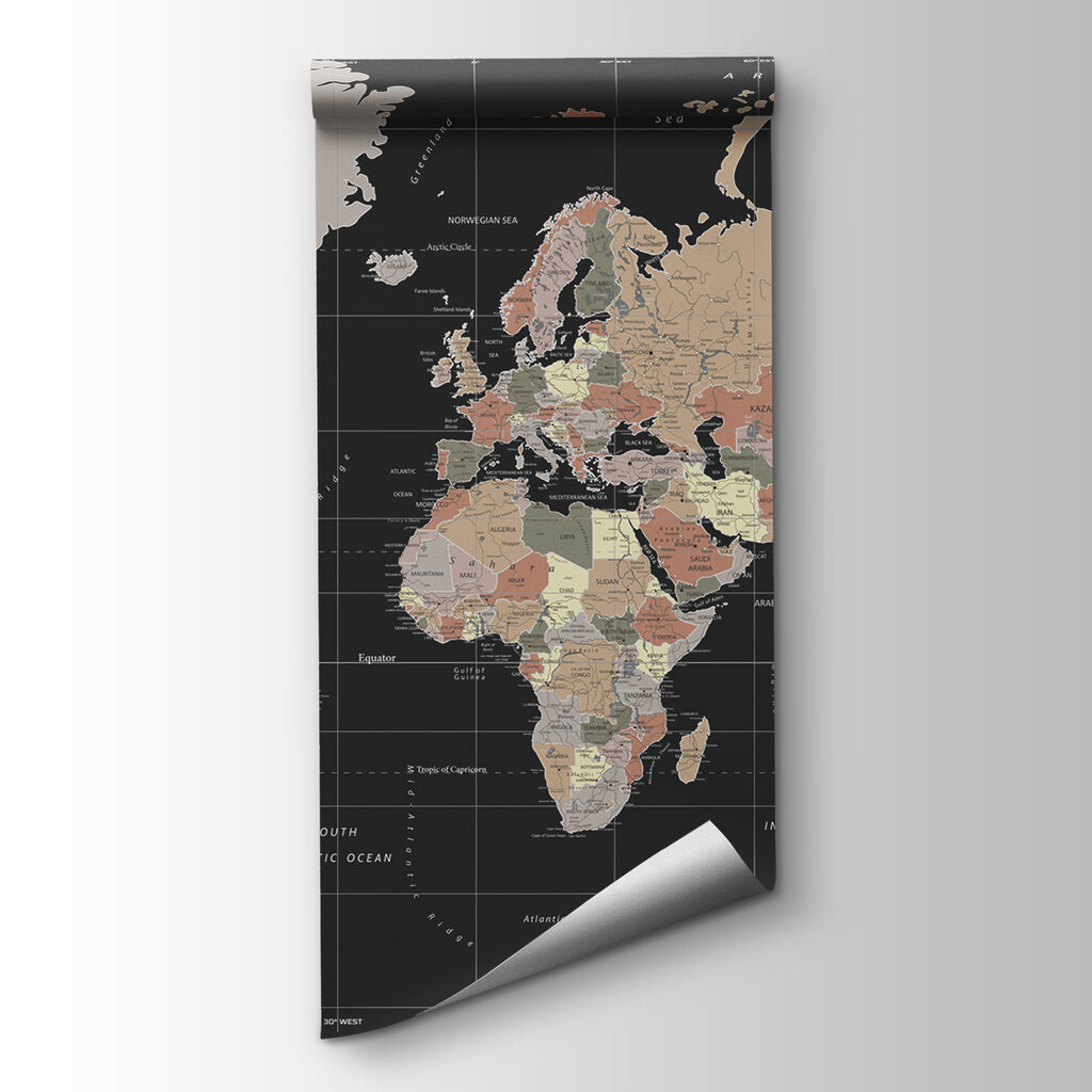 Mappa su fondo antracite — vista del prodotto