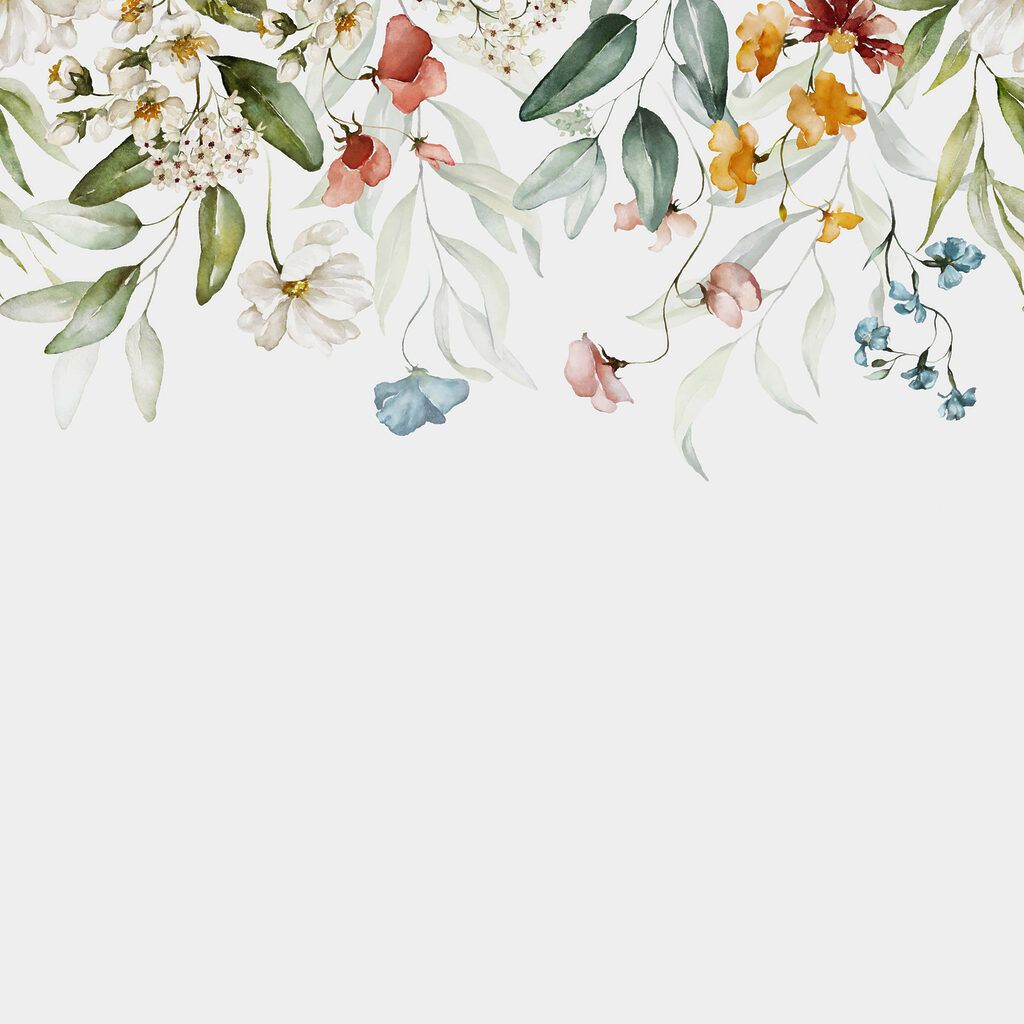 Rami di fiori pendenti — design completo