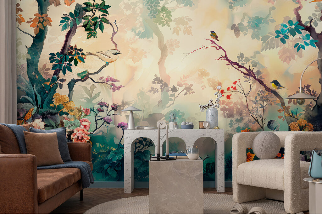 Uccelli nel bosco — ambiente 2