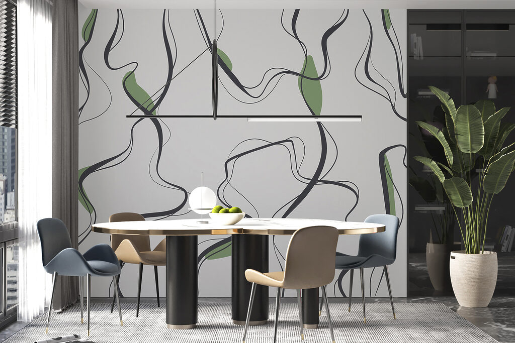 Strisce grigie verticali — ambiente 3