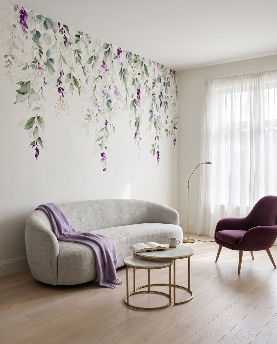 Fiorellini viola sui rami — ambiente 3