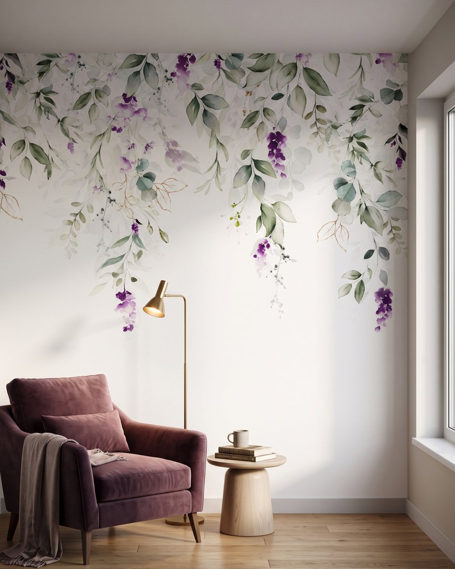 Fiorellini viola sui rami — ambiente 4