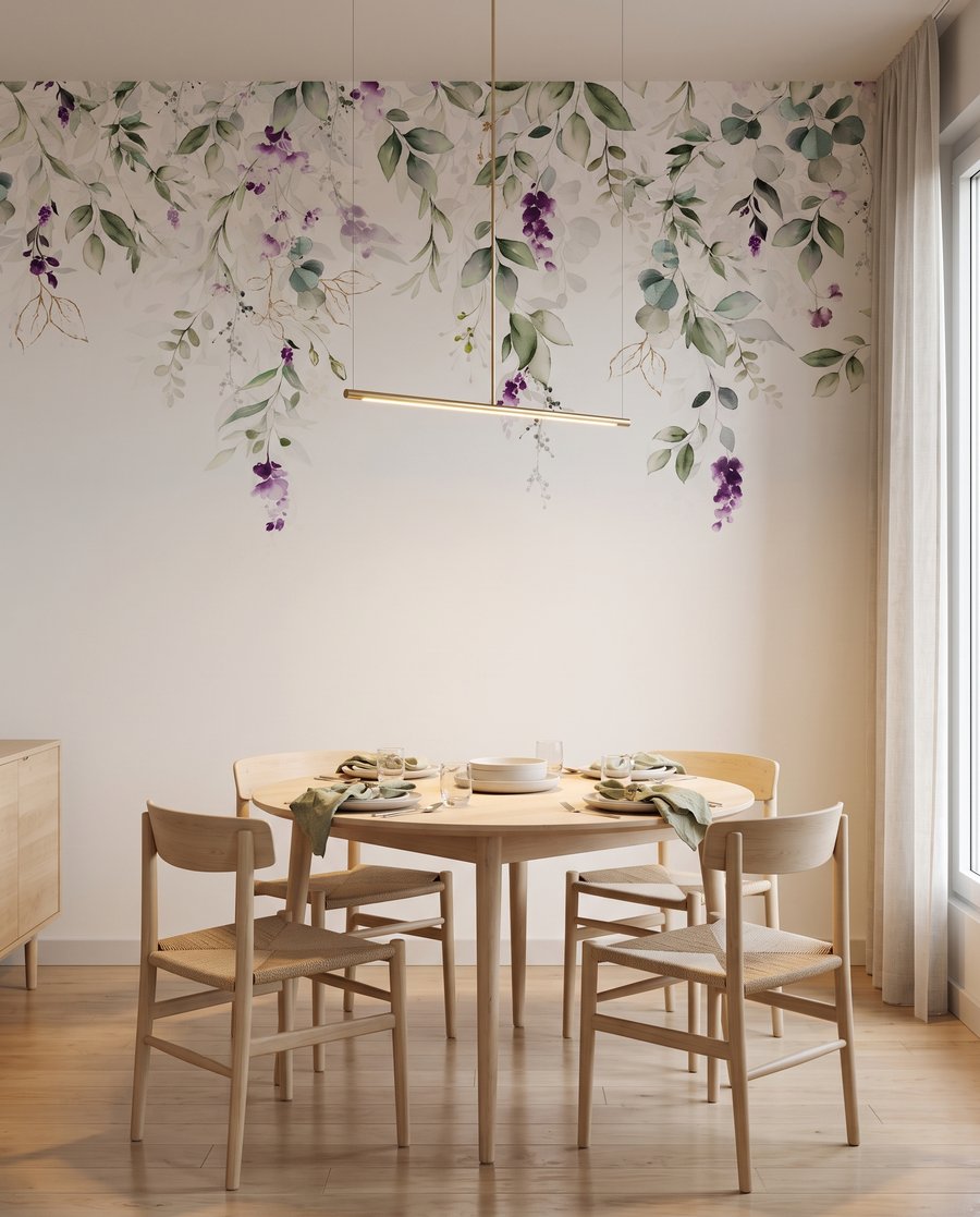 Fiorellini viola sui rami — ambiente 5