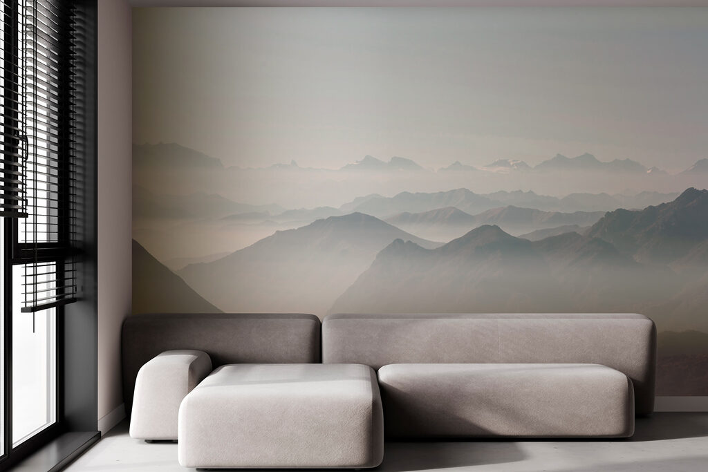 Montagne nella foschia — ambiente 1