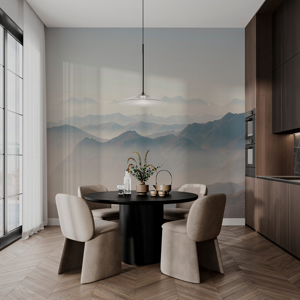 Montagne nella foschia — ambiente 2