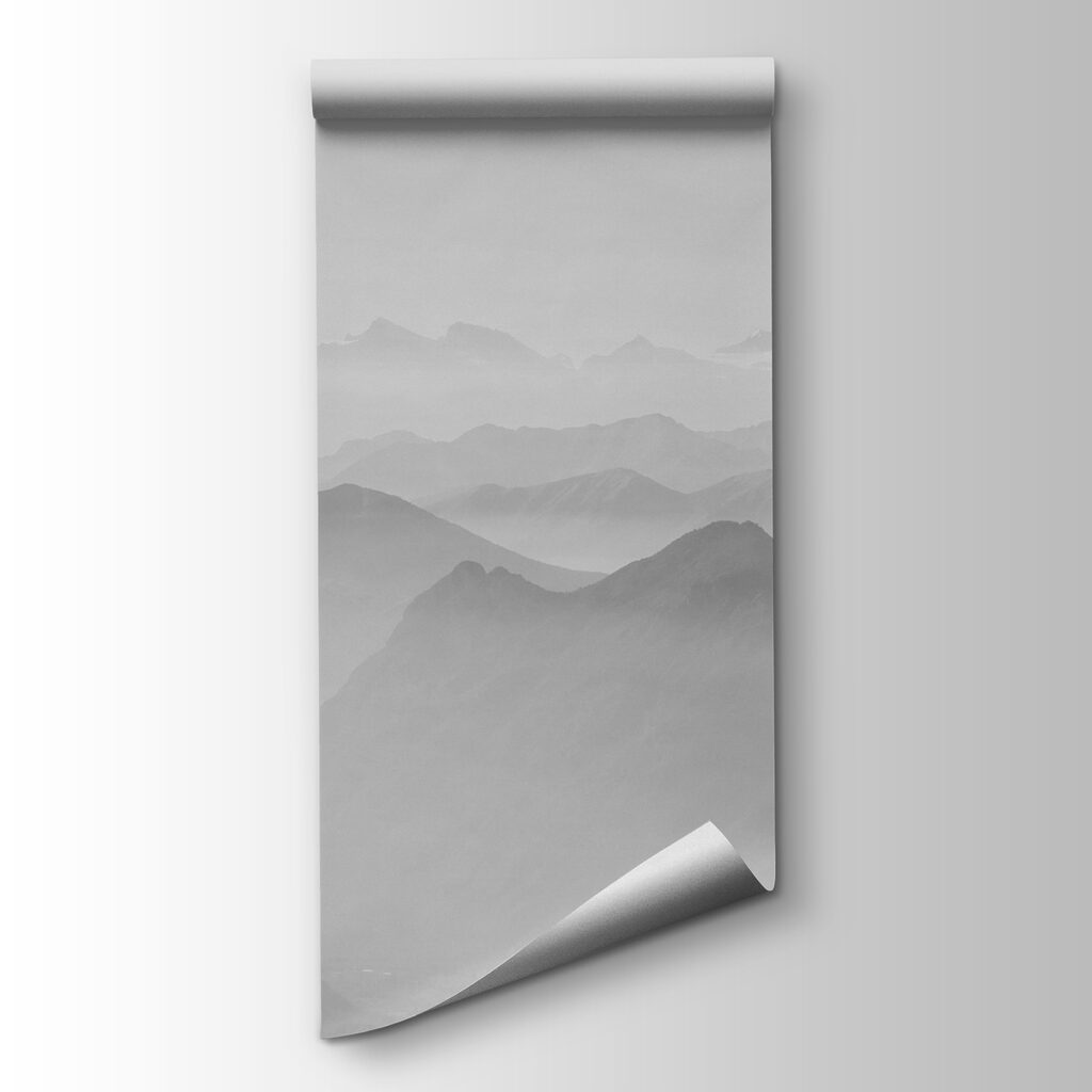 Montagne nella foschia — vista del prodotto