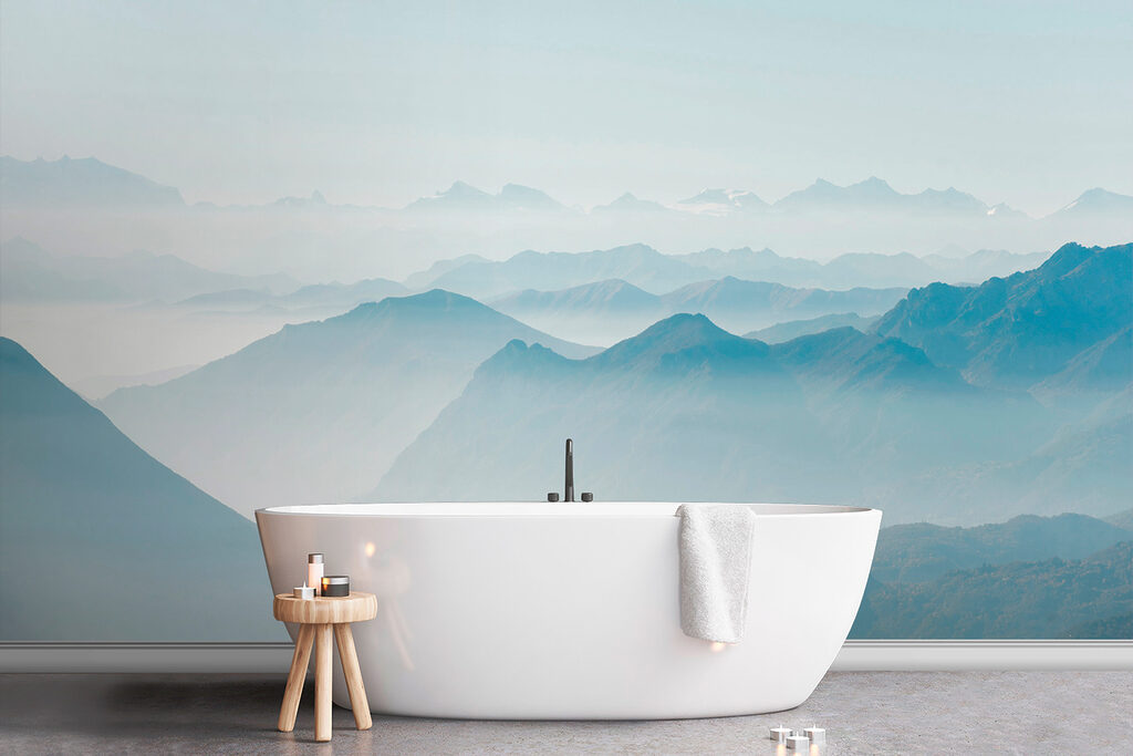 Montagne nella foschia — ambiente 1