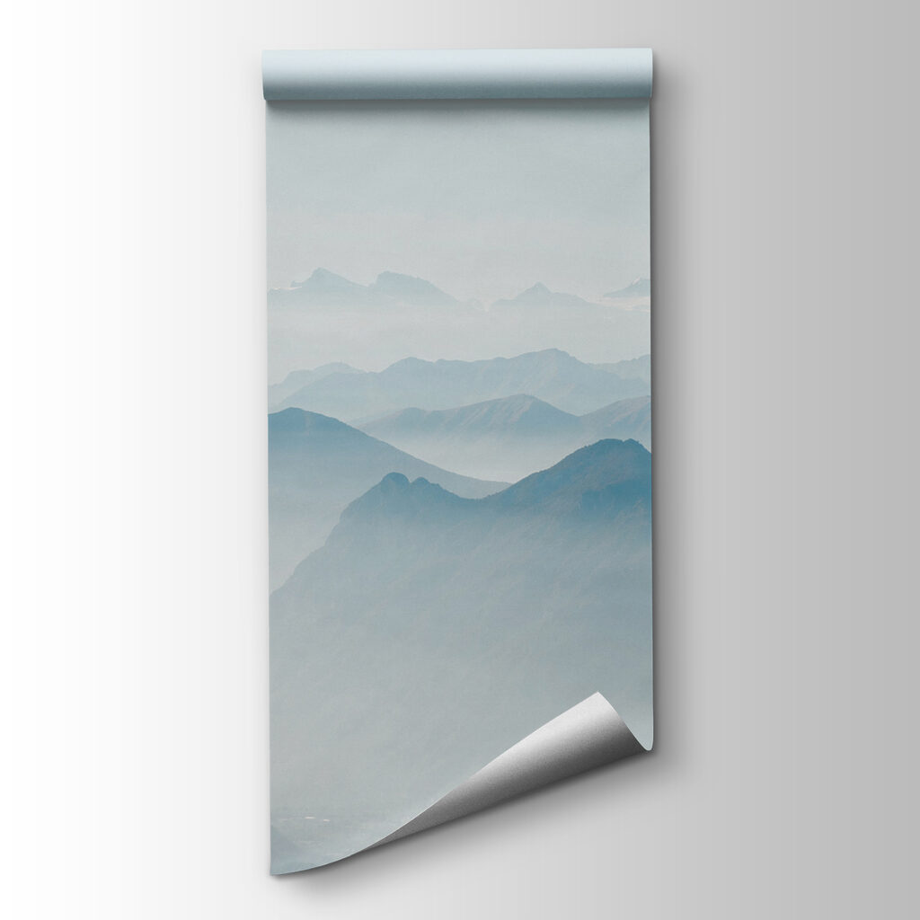 Montagne nella foschia — vista del prodotto