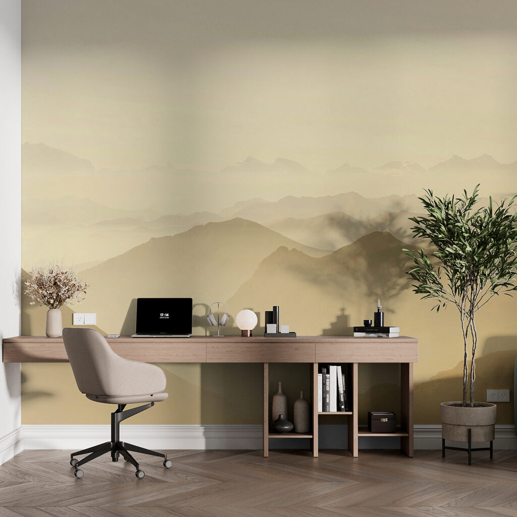 Montagne nella foschia — ambiente 2