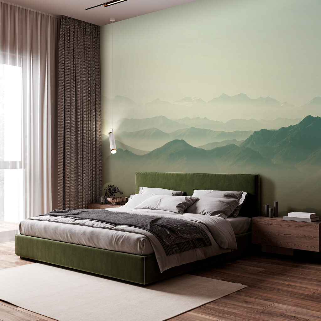 Montagne nella foschia — ambiente 1