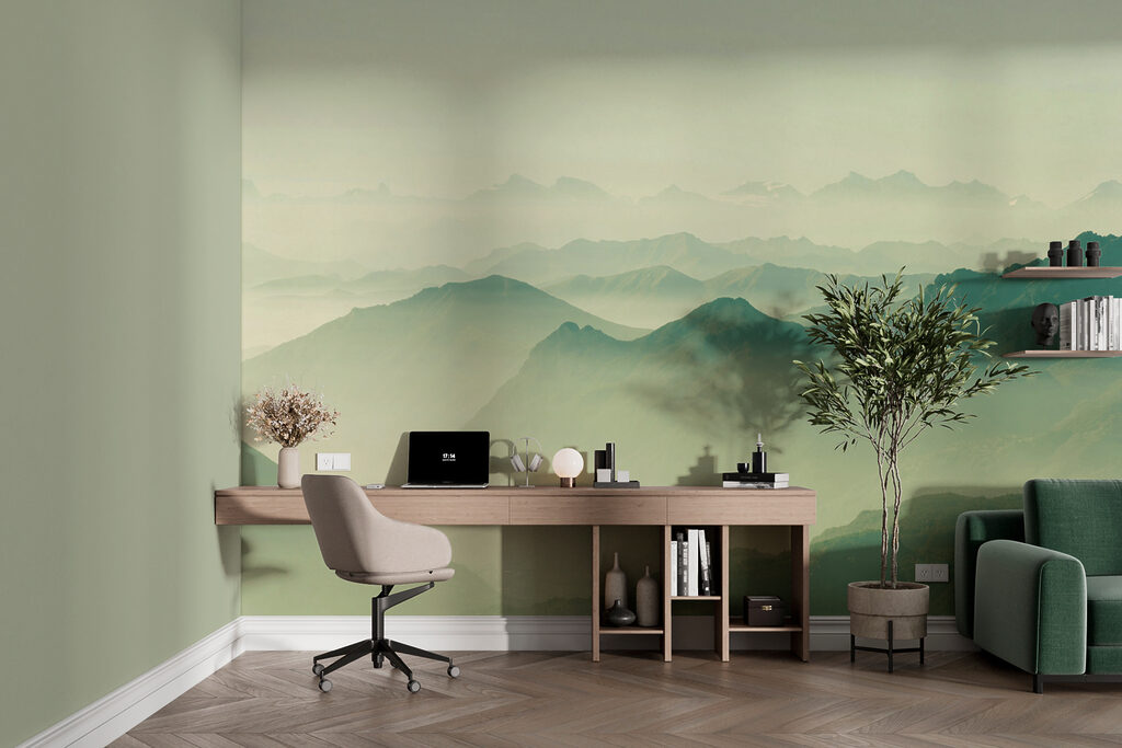 Montagne nella foschia — ambiente 3