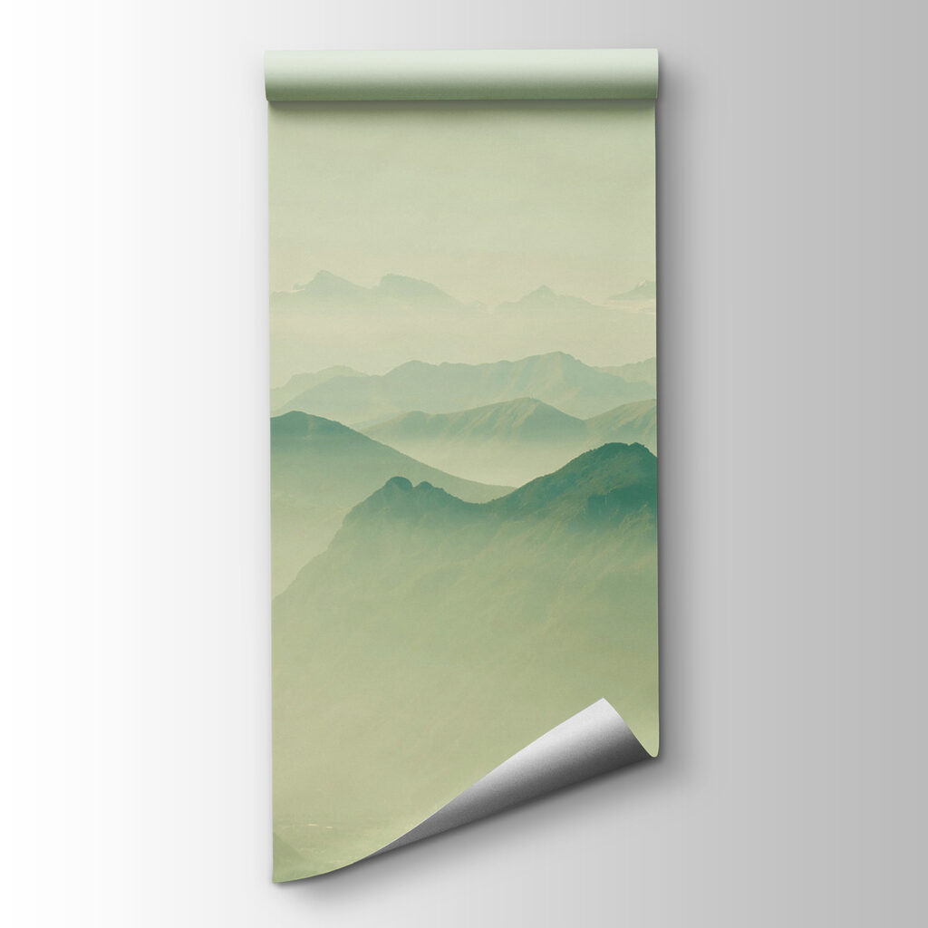 Montagne nella foschia — vista del prodotto