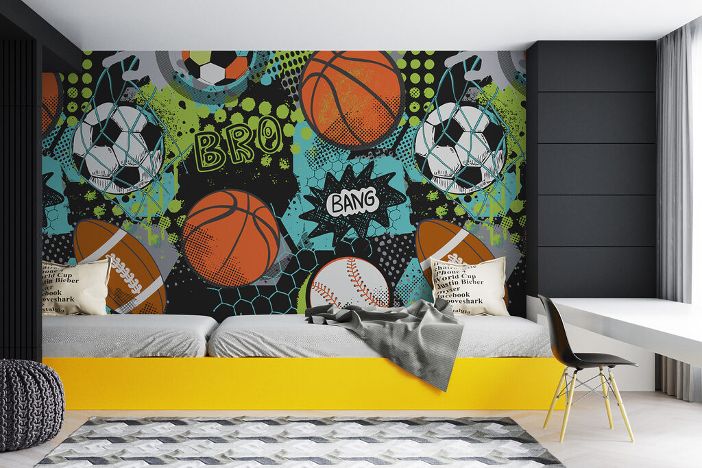 Palloni sportivi colorati — ambiente 2