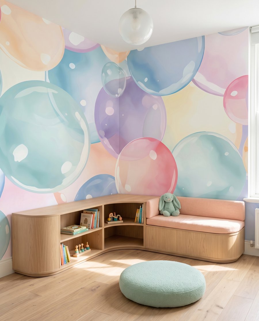 Bolle pastello luminose — ambiente 2
